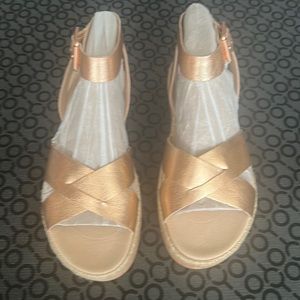Clarks Rose Gold Sandal